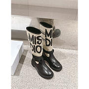 Dior D-Major Boot Warm Taupe Black Miss Dior - 3
