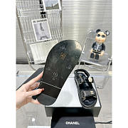 Chanel Leather Dad Sandals Black - 6