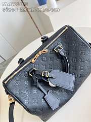 Louis Vuitton LV Speedy Soft 30 Black 30x17x21cm - 5