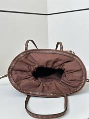 Fendi Small Roll Brown FF Raffia Crochet 23x19.5x15cm - 6