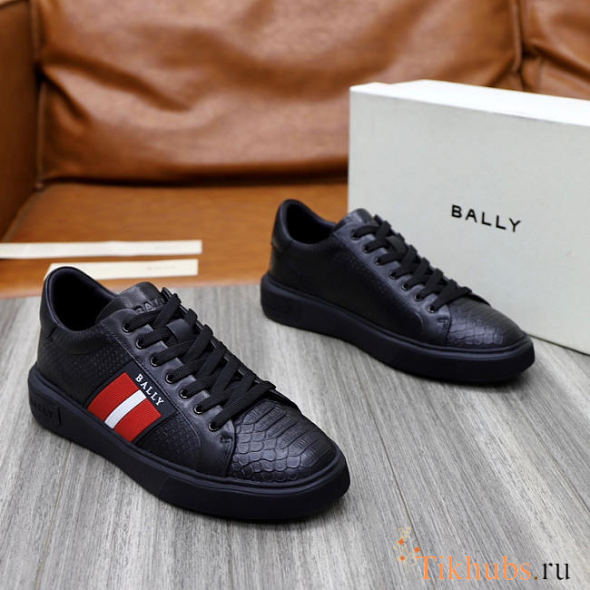 Bally Low-top Sneakers Leather Black - 1