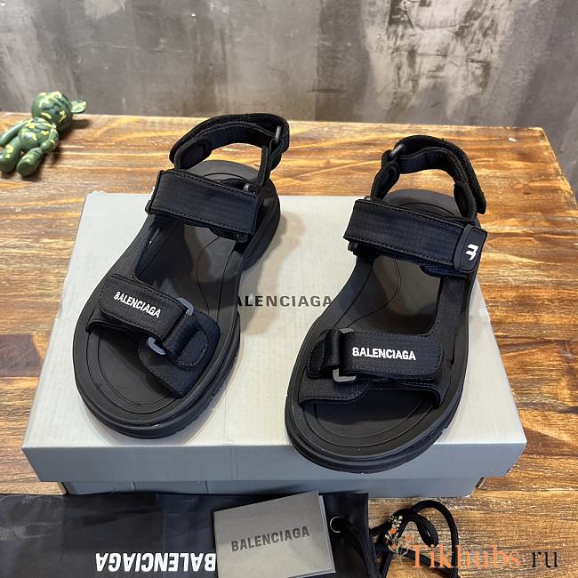 Balenciaga Black Sandal - 1