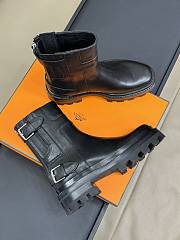 Hermes Ankle Boots Black  - 4