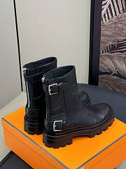 Hermes Ankle Boots Black  - 2