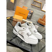 Louis Vuitton LV Trainer Sneaker Grey White - 5