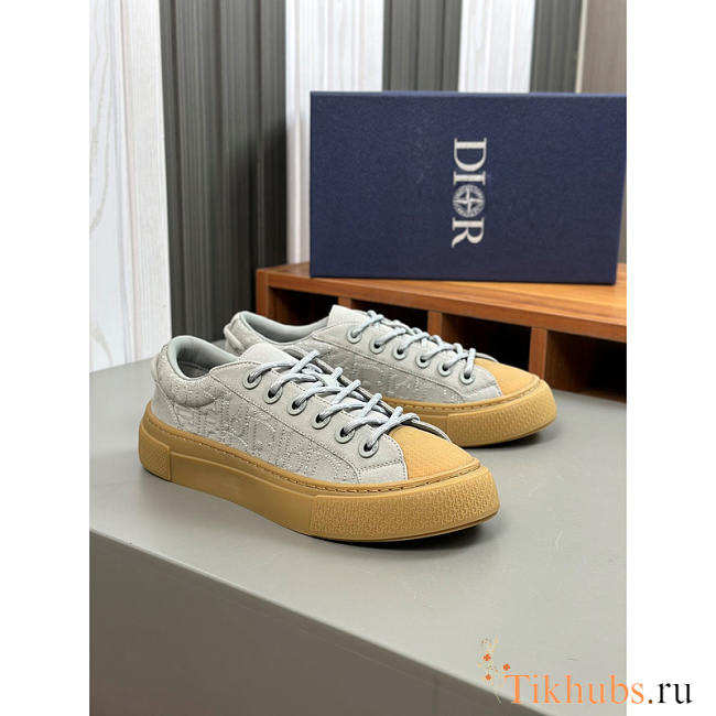 Dior And Stone Island B33 Sneaker Sliver And Brown - 1