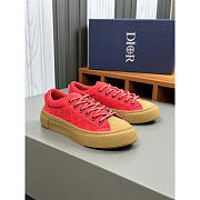 Dior And Stone Island B33 Sneaker Red And Brown - 1