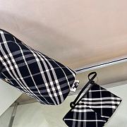 Burberry Small Check Shoulder Bag Black 26.5 x 13.5 x 46.5cm - 5