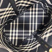 Burberry Small Check Shoulder Bag Black 26.5 x 13.5 x 46.5cm - 3