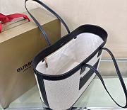 Burberry Black Medium London Tote 36x6x30cm - 4