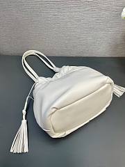 Prada Nappa Leather Shoulder Bag White 24x25x11cm - 2