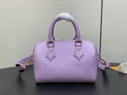 Louis Vuitton LV Speedy Purple Bag 18.0x12.5x11cm - 4