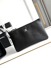 Chanel Shopping Tote Bag Black Leather 38cm - 2