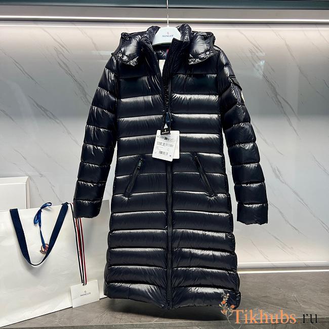 Moncler Black Moka Jacket Long - 1