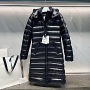 Moncler Black Moka Jacket Long - 1