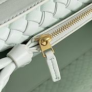 Bottega Veneta Patti Top Handle Bag White 26x19x11cm - 3