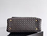 Bottega Veneta Patti Top Handle Bag Brown 26x19x11cm - 4