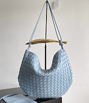 Bottega Veneta Sardine Top Handle Bag Blue 33x20x4cm - 1