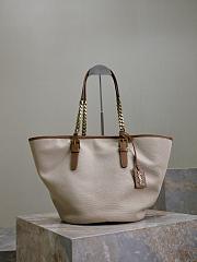 YSL Tote Bag Cabas Beige 47×30×25cm - 1