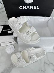 Chanel White Slides 09 - 4