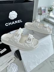 Chanel White Slides 09 - 2