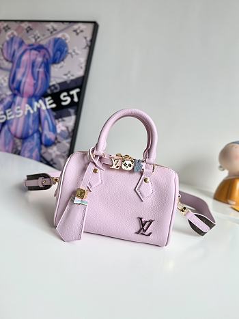 Louis Vuitton LV Speedy Pink Bag 18.0x12.5x11cm