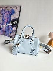 Louis Vuitton LV Speedy Blue Bag 18.0x12.5x11cm - 1