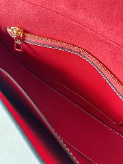 Valentino Small Garavani Ohval Shoulder Bag Red 26x13x6.5cm - 2