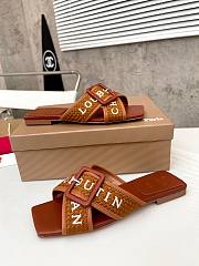 Christian Louboutin Slides Brown - 2