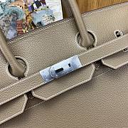 Hermes Birkin Bag 40 Togo Grey Silver 40cm - 5