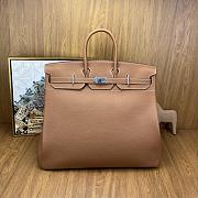 Hermes Birkin 50 Bag Togo Brown Silver 50cm  - 1