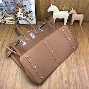 Hermes Birkin 50 Bag Togo Brown Silver 50cm  - 3