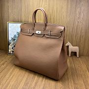 Hermes Birkin 50 Bag Togo Brown Silver 50cm  - 5