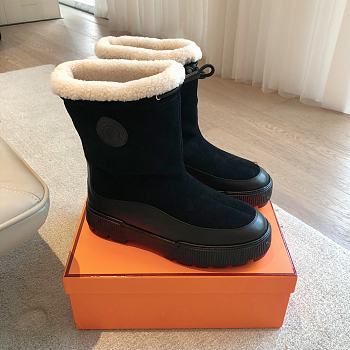 Hermes Black Boots 02