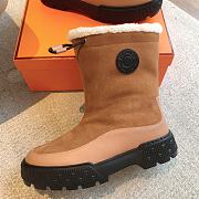 Hermes Brown Boots 02 - 5