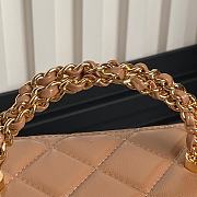 Chanel Vanity Top Handle Caramel Lambskin 17cm - 5