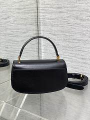 Dior Small 30 Montaigne Top Handle Bag Black Calfskin 19 x 9 x 8 cm  - 2