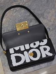 Dior Flap Bag Black White Miss Dior Graffiti Printed 22 x 11 x 6 cm - 5