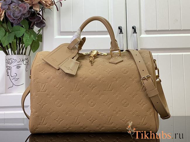 Louis Vuitton LV Speedy Soft 30 Arizona Bag 30x17x21cm - 1