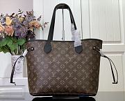 Louis Vuitton LV Neverfull MM Black Monogram 32x27x14cm - 3