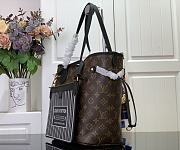 Louis Vuitton LV Neverfull MM Black Monogram 32x27x14cm - 4