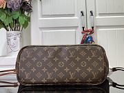 Louis Vuitton LV Neverfull MM Brown Monogram 32x27x14cm - 5