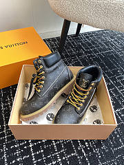 Louis Vuitton LV x Timberland 6-In High End Ankle Boot Black - 5