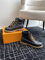 Louis Vuitton LV x Timberland 6-In High End Ankle Boot Black - 3