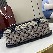 Gucci GG Crossbody Bag Beige Blue 47x30x27cm - 4