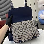 Gucci GG Crossbody Bag Beige Blue 47x30x27cm - 3