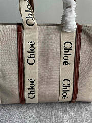 Chloe Large Woody Brown Tote Bag 45x33x13cm - 2