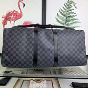 Louis Vuitton LV Keepall Bandouliere Damier Graphite 55x29x23cm - 3