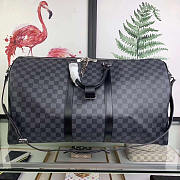 Louis Vuitton LV Keepall Bandouliere Damier Graphite 55x29x23cm - 2