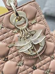 Dior Lady My ABCDior Small Bag Wind Rose Dragonfly 20 x 17 x 8 cm - 4